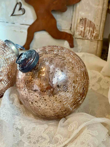 BOULE IN VETRO MERCURIZZATO