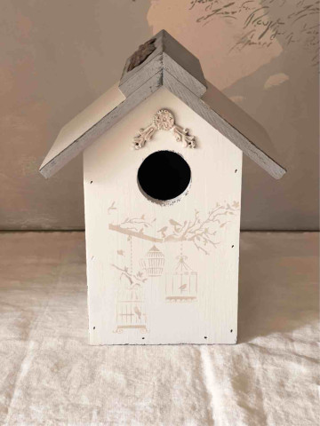 CASETTA UCCELLINI IN LEGNO