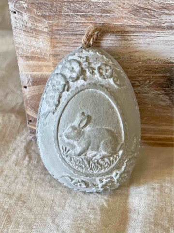 UOVO DIPINTO CON CONIGLIO