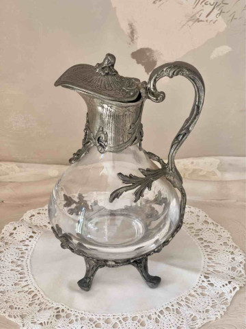 BROCCA IN VETRO E PELTRO