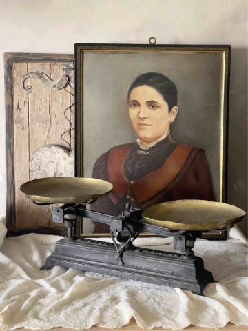 BILANCIA FRANCESE IN GHISA