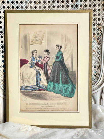 LITOGRAFIA FRANCESE D'EPOCA