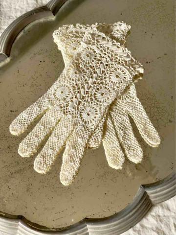 GUANTI VINTAGE FRANCESI -...