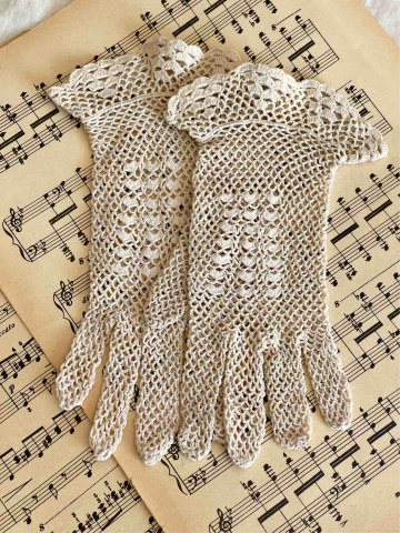 GUANTI FRANCESI VINTAGE -...